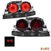Smoked Red LED Tail Lights for Nissan R33 Skyline Coupe GTS - T GT - R GT - T RB250DET - Mars Performance