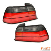 Smoked Red M3 Style Tail Lights for BMW 3 - Series E36 2 Doors Coupe & Convertible 1991 - 1999 - Mars Performance