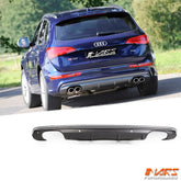 SQ5 Style Rear Lower Diffuser Bodykit For AUDI Q5 8R 2009 - 2016 - Sline Bumper Bar - Mars Performance