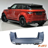SVR Style Rear Bumper Bar Bodykit with Exhaust Tips for LAND ROVER Range Rover Evoque L538 2011 - 2018 - Mars Performance