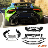 Tecnica Style Rear Bumper bar with Exhaust Tips Bodykit & Spoiler for Lamborghini Huracán Huracan 2014 - 2024 - Mars Performance