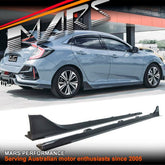 TYPE R Style Lower Side Skirt BodyKits for Honda Civic FC Sedan & Hatch 2016 - 2021 - Mars Performance