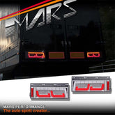Universal Fit Full LED 3D Stripe Tail lights with dynamic indicators for 24V Truck & Trailer - Mars Performance