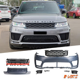 Update Dynamic Front Bumper Bar Bodykit & Grill for LAND ROVER Range Rover Sport L494 2018 - 2021 - Mars Performance