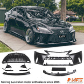 Update F Sports Style Grill & Front Bumper bar with Lip Spoiler for Lexus IS250 IS350 GSE20R 2005 - 2013 - Mars Performance