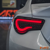 VALENTI Smoked Full LED 3D White Stripe Bar Tail lights with Sequential Indicators for Toyota 86 ZN6 GT GTS & Subaru BRZ ZC6 - Mars Performance