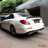 VATH Style Carbon Fibre Rear Trunk Lip Spoiler Bodykit for Mecedes Benz E - Class W213 Sedan & E43 E55 E63 E63 - S AMG 2016 - 2023 - Mars Performance