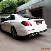 VATH Style Carbon Fibre Rear Trunk Lip Spoiler Bodykit for Mecedes Benz E - Class W213 Sedan & E43 E55 E63 E63 - S AMG 2016 - 2023 - Mars Performance