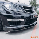 Vorsteiner Style Carbon Fibre front bumper bar lip spoiler for Mercedes - Benz W204 AMG C63 11 - 14 update - Mars Performance