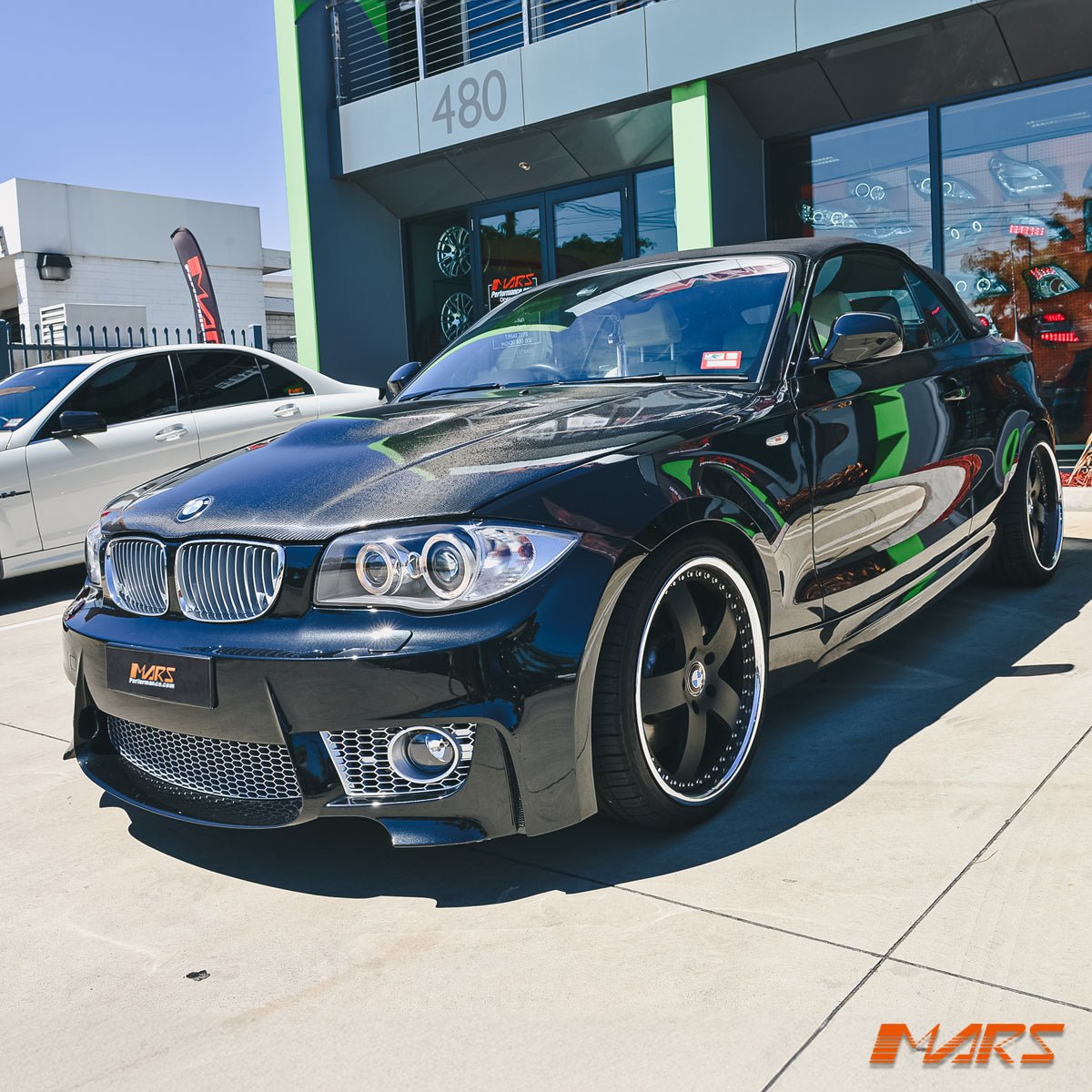 1M Style Front Bumper Bar Bodykit for BMW 1 - Series E81 E87 Hatch E82 Coupe E88 Convertible - Mars Performance
