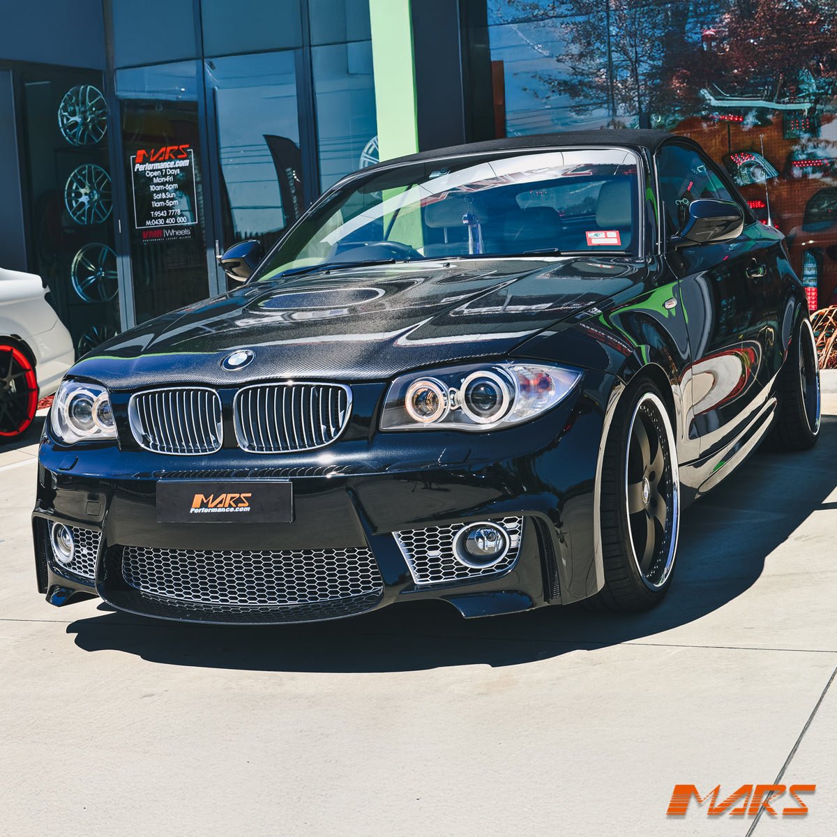 1M Style Front Bumper Bar Bodykit for BMW 1 - Series E81 E87 Hatch E82 Coupe E88 Convertible - Mars Performance