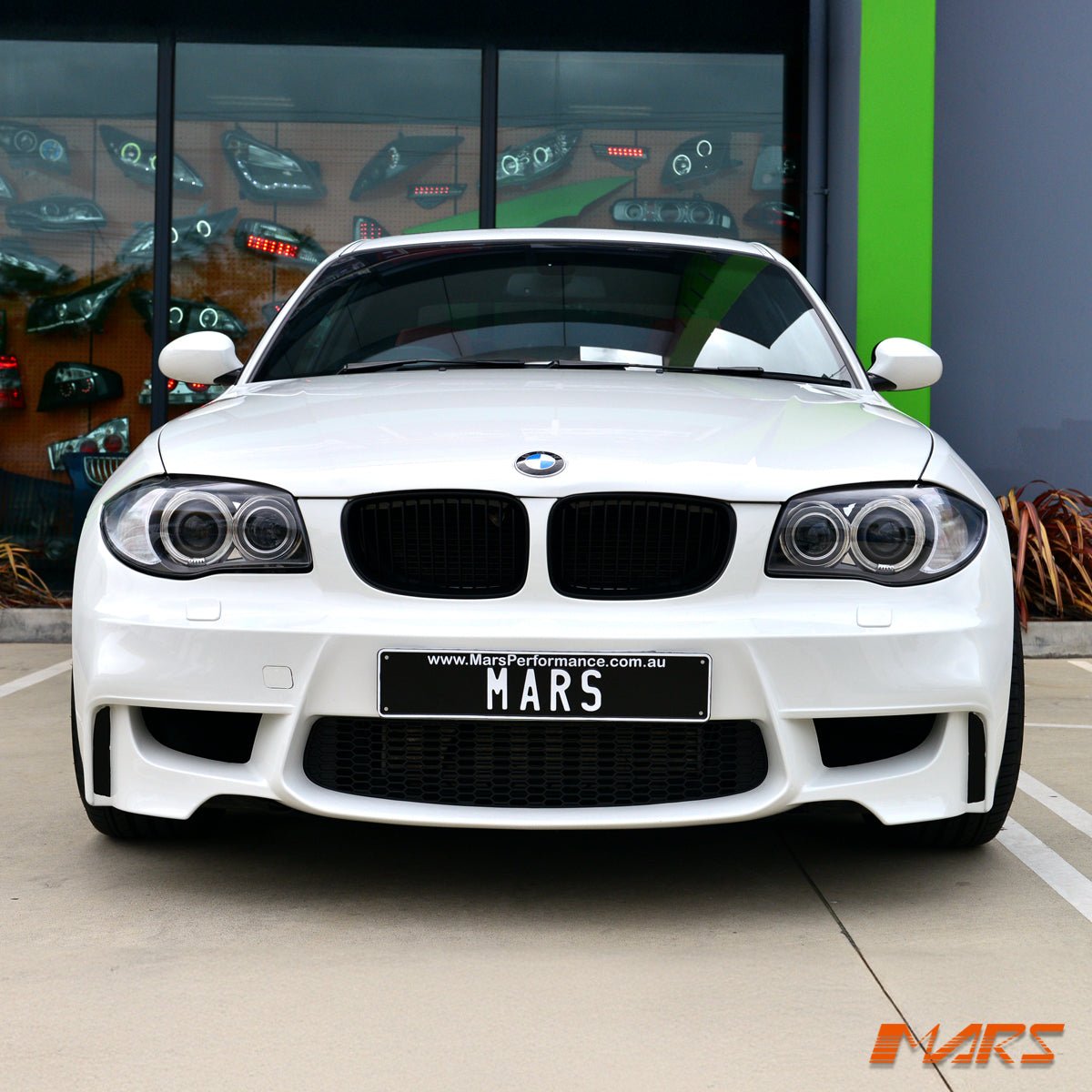 1M Style Front Bumper Bar Bodykit for BMW 1 - Series E81 E87 Hatch E82 Coupe E88 Convertible - Mars Performance