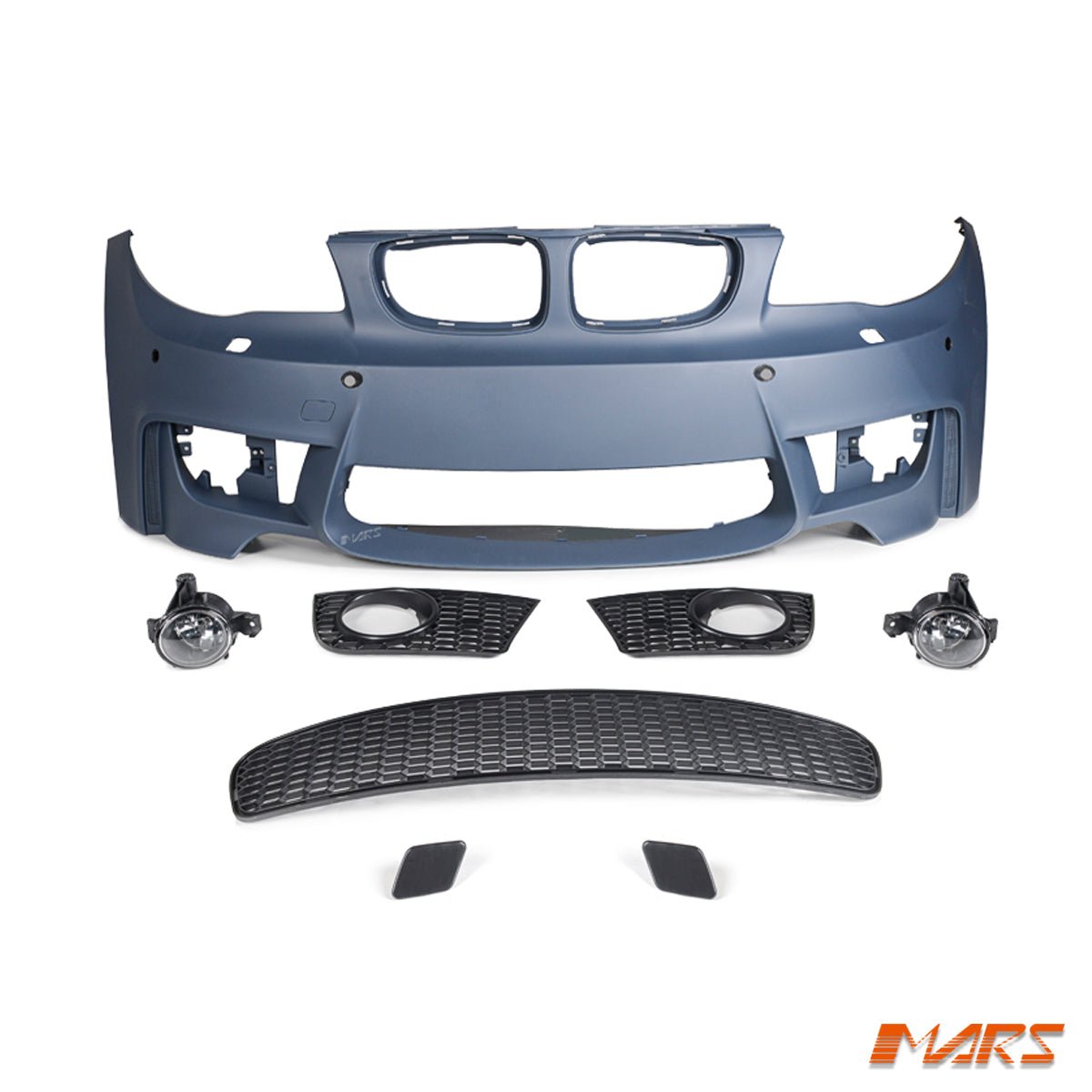 1M Style Front Bumper Bar Bodykit for BMW 1 - Series E81 E87 Hatch E82 Coupe E88 Convertible - Mars Performance