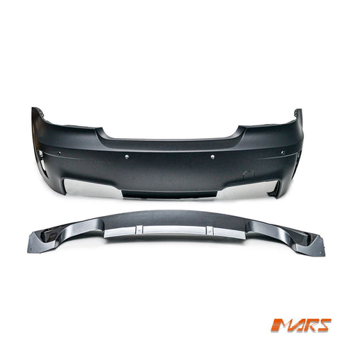 1M Style Twin Exhaust Outlet Rear Bumper Bar Bodykit for BMW 1 - Series E82 Coupe & E88 Convertible 2008 - 2013 - Mars Performance
