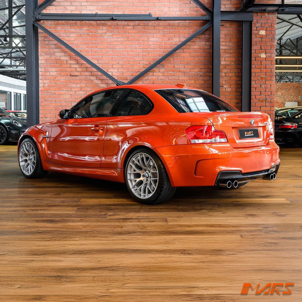 1M Style Twin Exhaust Outlet Rear Bumper Bar Bodykit for BMW 1 - Series E82 Coupe & E88 Convertible 2008 - 2013 - Mars Performance