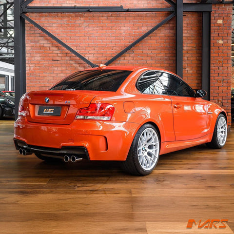 1M Style Twin Exhaust Outlet Rear Bumper Bar Bodykit for BMW 1 - Series E82 Coupe & E88 Convertible 2008 - 2013 - Mars Performance
