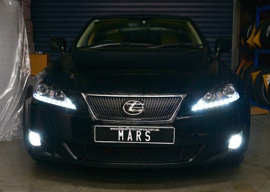2x MARS Performance High Power Projector LED SMD White Fog Light Bulbs for Lexus Is250 Is350 XE20 2005 - 2013 - Mars Performance