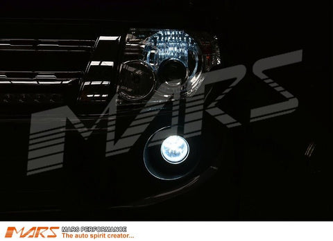 2x MARS Performance High Power Torch Projector LED SMD White Fog Light Bulbs for Mitsubishi Pajero NS NT NW NX 07 - 15 - Mars Performance