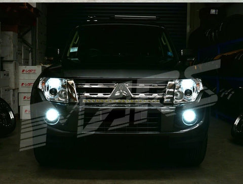 2x MARS Performance High Power Torch Projector LED SMD White Fog Light Bulbs for Mitsubishi Pajero NS NT NW NX 07 - 15 - Mars Performance