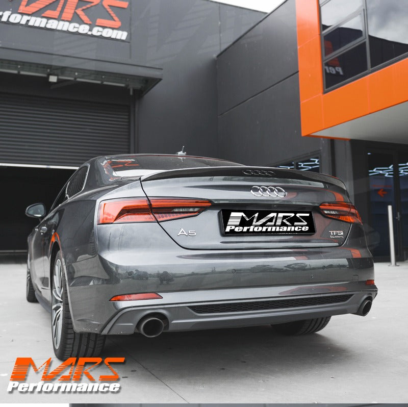Carbon Fibre Rear Trunk Lip Spoiler Wing Bodykit for AUDI A5 S5 F5 2016-2024 Sedan