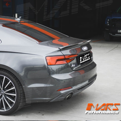 Carbon Fibre Rear Trunk Lip Spoiler Wing Bodykit for AUDI A5 S5 F5 2016-2024 Sedan