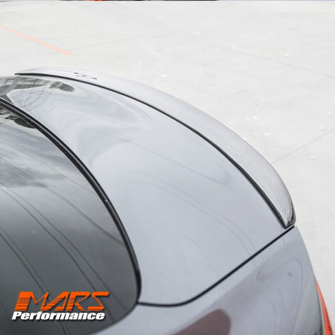 Carbon Fibre Rear Trunk Lip Spoiler Wing Bodykit for AUDI A5 S5 F5 2016-2024 Sedan