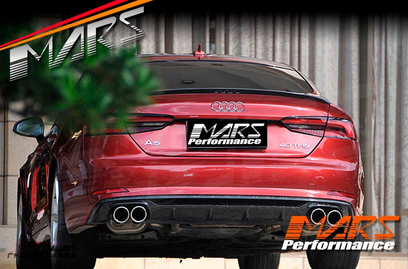 Carbon Fibre Rear Trunk Lip Spoiler Wing Bodykit for AUDI A5 S5 F5 2016-2024 Sedan