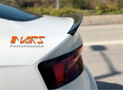 Carbon Fibre Rear Trunk Lip Spoiler Wing Bodykit for AUDI A5 S5 F5 2016-2024 Sedan