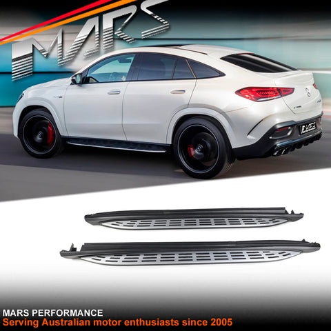 Foot Rest Running Boards Side Step Bar for Mercedes-Benz GLE-Class C167 Coupe include GLE63 GLE53 AMG 2019-2024