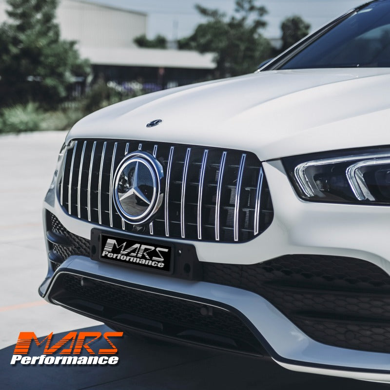 GLE63 Style Front Bumper Bar Grille Grill Bodykit for Mercedes-Benz W167 GLE-Class V167 Hatch C167 Coupe & GLE53 AMG 2019-2025