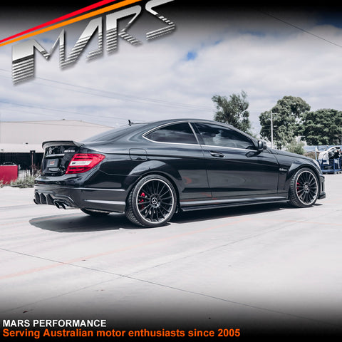 VATH Style Carbon Fibre Rear Trunk Lip Spoiler for Mercedes-Benz W204 C204 Coupe, include C63 AMG