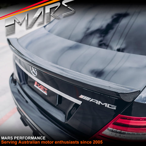 VATH Style Carbon Fibre Rear Trunk Lip Spoiler for Mercedes-Benz W204 C204 Coupe, include C63 AMG