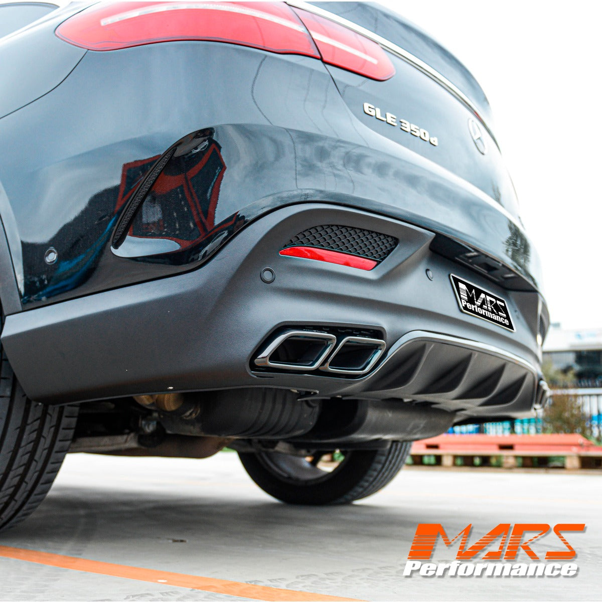 Rear Bumper bar Diffuser Bodykit for Mercedes-Benz GLE-Class W292 C292 Coupe 2015-2019 & GLE43 GLE63 AMG