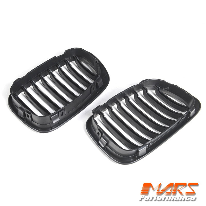 For 2002-2005 BMW 3 Seres E46 4Door Matte Black Front Kdney Grll For 2002-2005 BMW 3 Seres E46 4Door Matte Black Front Kdney Grll