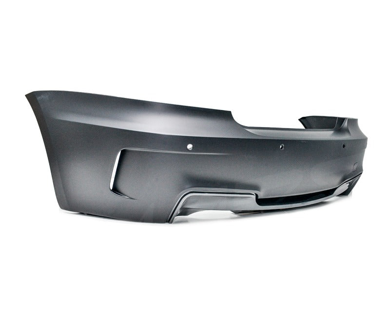 Rear bumper bodykit with twin exhaust space on BMW E82 Coupe