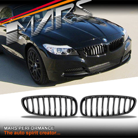 Gloss Black M Style Front Bumper Bar Kidney Grille for BMW Z4 E89