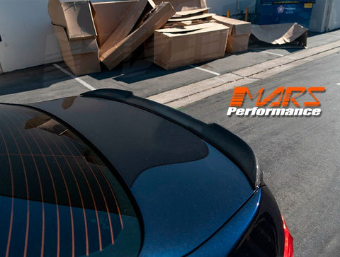 CS Style Carbon Rear Trunk Lip Spoiler Wing for BMW F10 5-Series Sedan, include M5