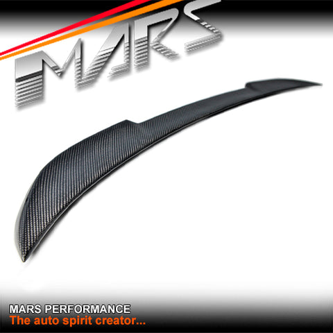 CS Style Carbon Rear Trunk Lip Spoiler Wing for BMW F10 5-Series Sedan, include M5