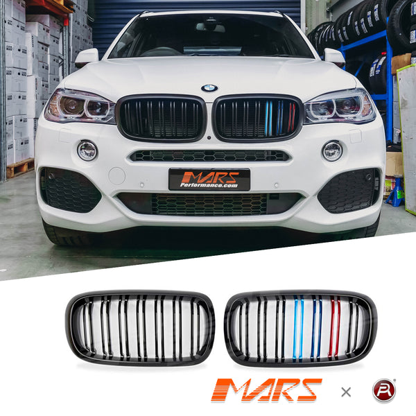 X6 F16 2016後期 純正オプション ブラックキドニーグリル BMW