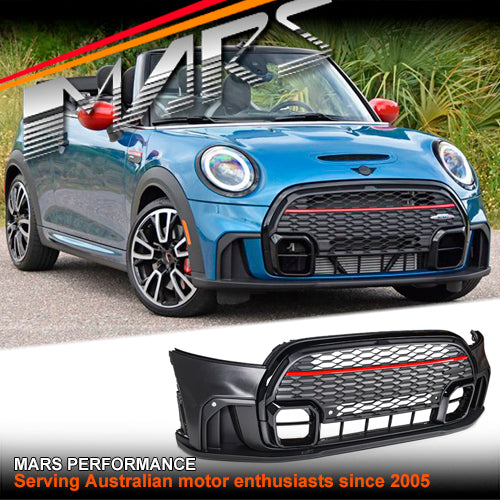 JCW Style Front Bumper bar Bodykit with Grille for Mini Cooper F56 F55 ...