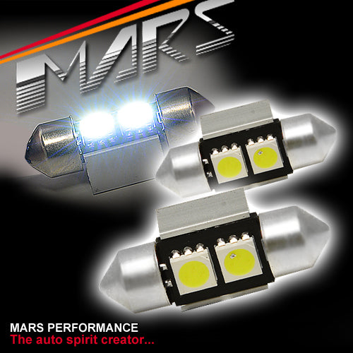 MARS CANBUS 30mm Festoon LED SMD Bulbs in packaging