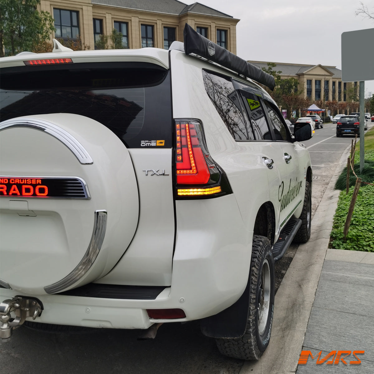 Smoked Full LED Tail Lights with Sequential Indicator for TOYOTA LANDCRUISER Prado 150 Series LC150 FJ150 2018-2023