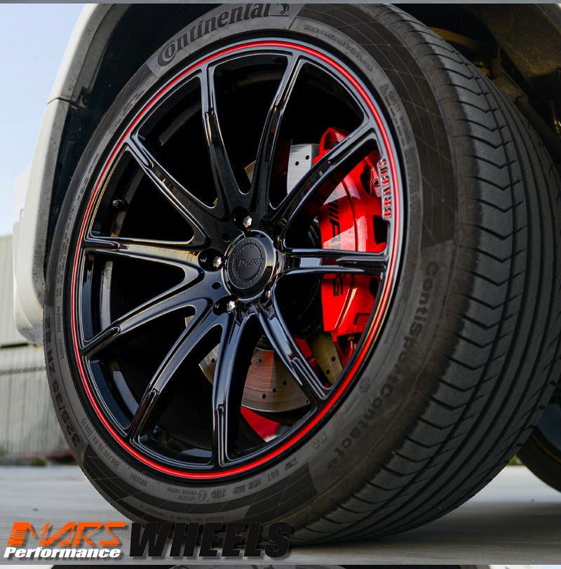 FloKraft FK-C1 Gloss Black 22 Inch Monoblock forged Multi-Spoke Concave Wheels Rims for Mercedes-Benz G-Class & G63 AMG