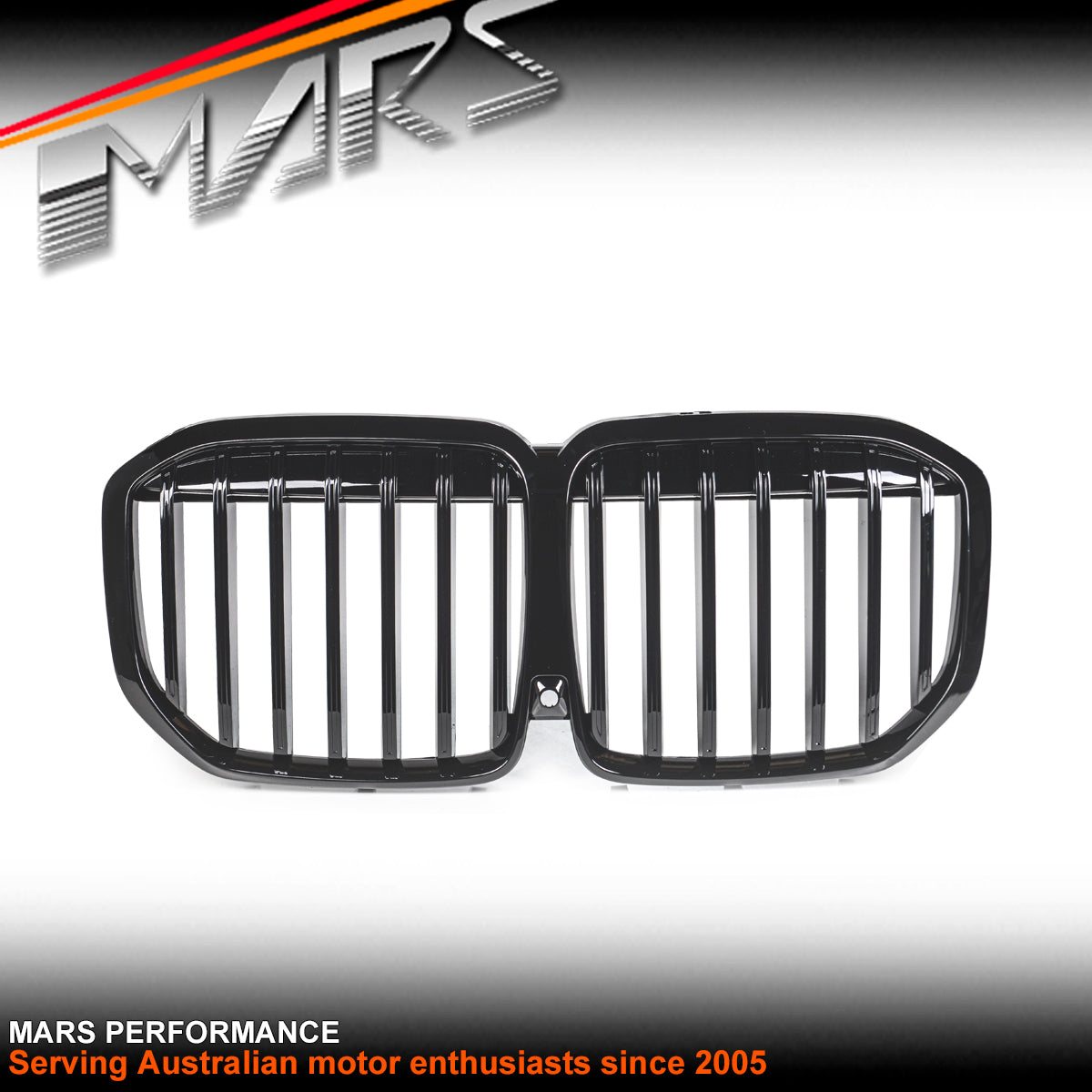 Gloss Black Front Bumper bar Kidney Grille Grill Bodykit for BMW X7 G07 LCI 2022-2024