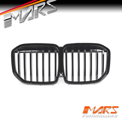 Gloss Black Front Bumper bar Kidney Grille Grill Bodykit for BMW X7 G07 LCI 2022-2024