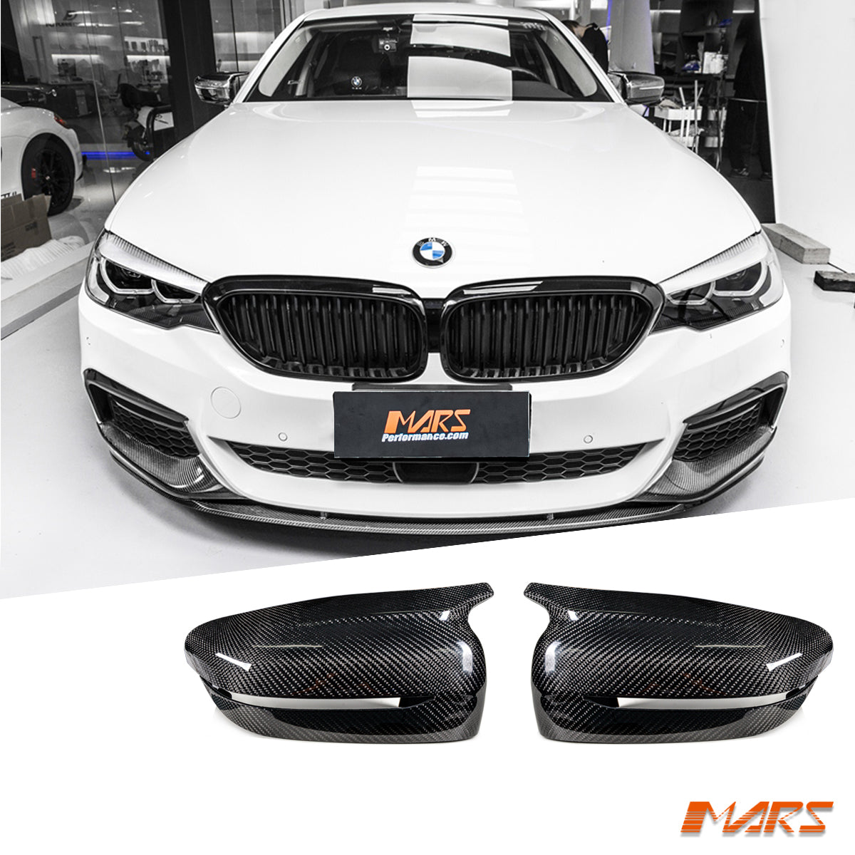 Matte Black Fits BMW G30 G31 5-Series 530i 540i 2017~2018 17 Front Kidney Grille Matte Black Fits BMW G30 G31 5-Series 530i 540i 2017~2018 17 Front Kidney Grille