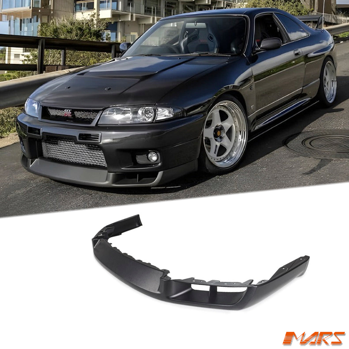 Matt Black Series 3 Style Plastic Front Bumper Lip Spoiler Bodykit for ...