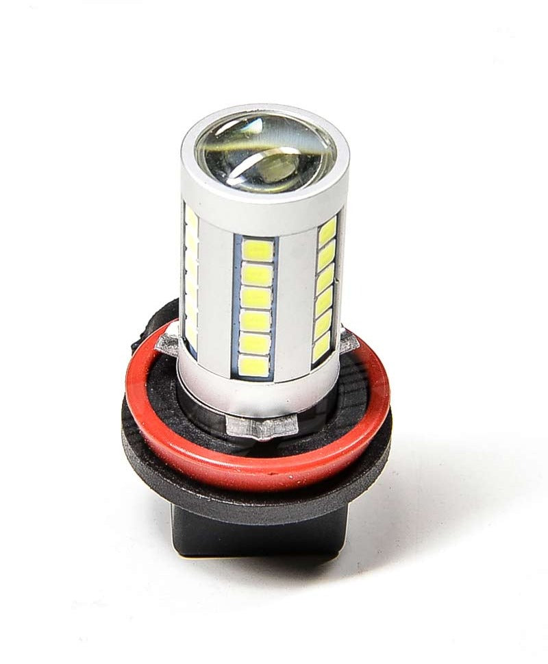 MARS H8 H9 H11 Torch Projector White Fog Light Bulbs installed in a vehicle