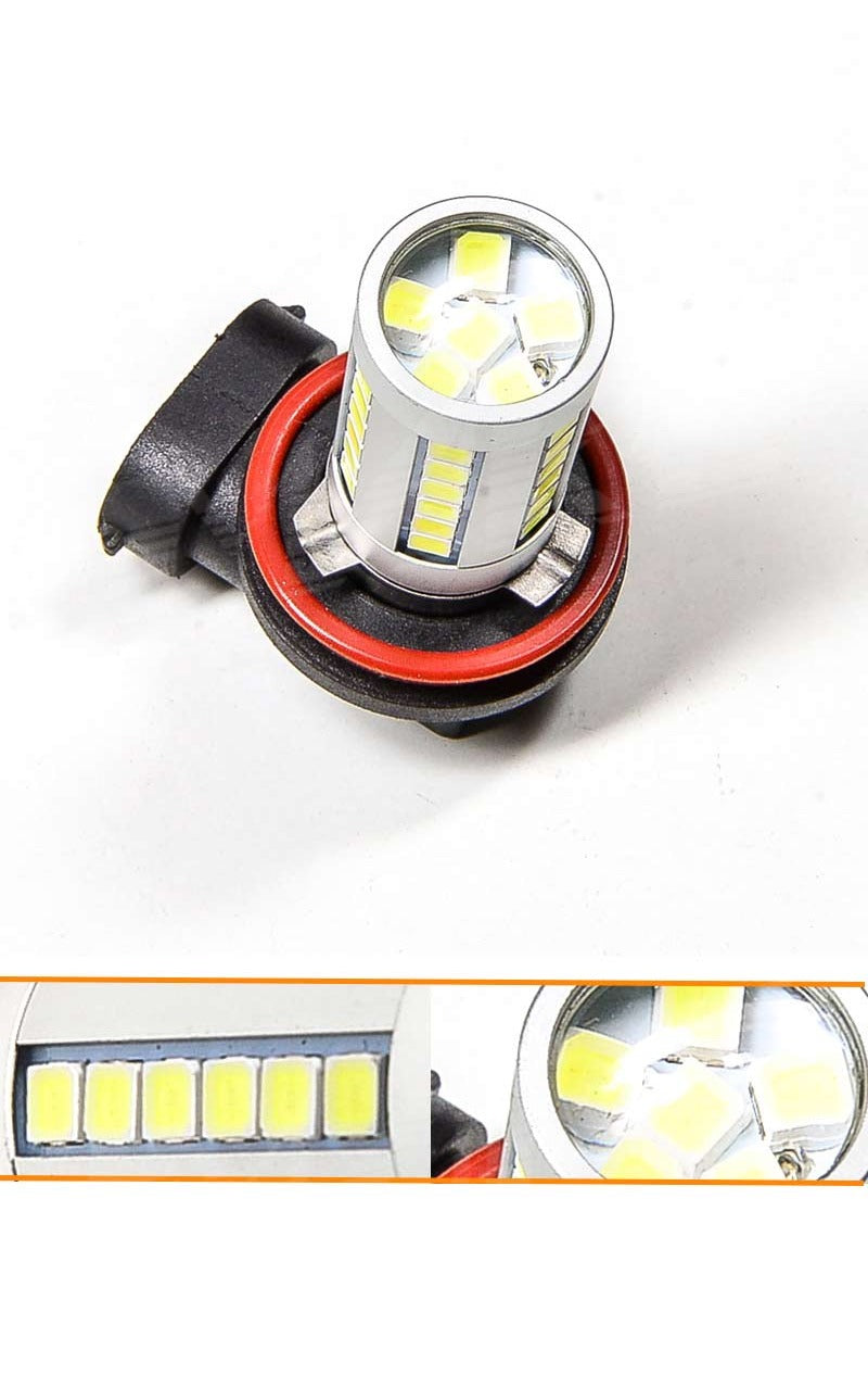 Side view of MARS Torch Projector LED SMD bulb with H8 H9 H11 base