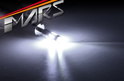 MARS Performance H3 Torch Projector Fog Light Bulbs installed in vehicle